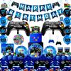 Video Game Birthday Decorations,Video Game Party Decorations&Tableware Set-Plates Cups Tablecloth Balloons Hanging Swirls Etc Party Supplies