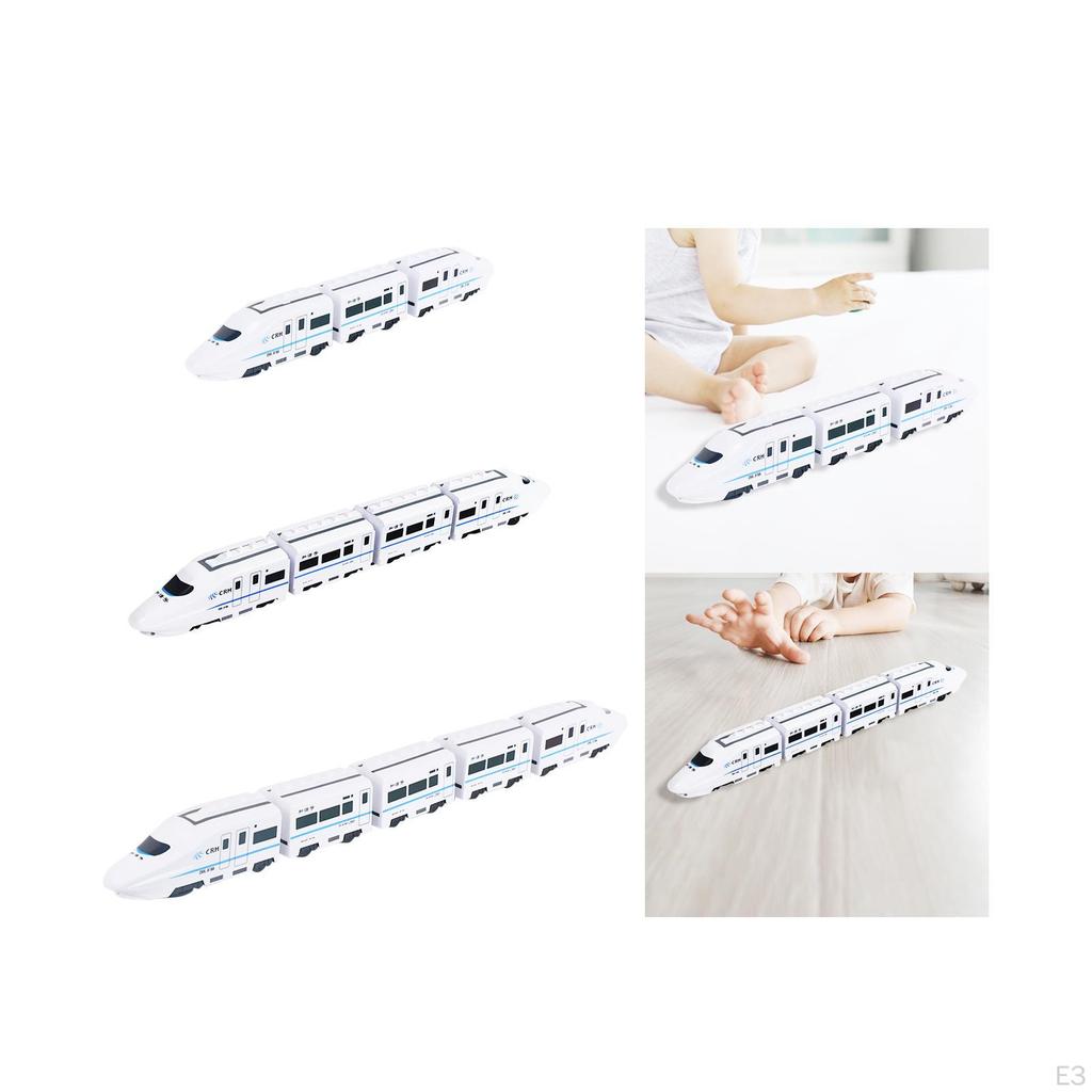 Электрический поезд игрушечный автомобиль высокоскоростной железнодорожный экспресс набор электронных для