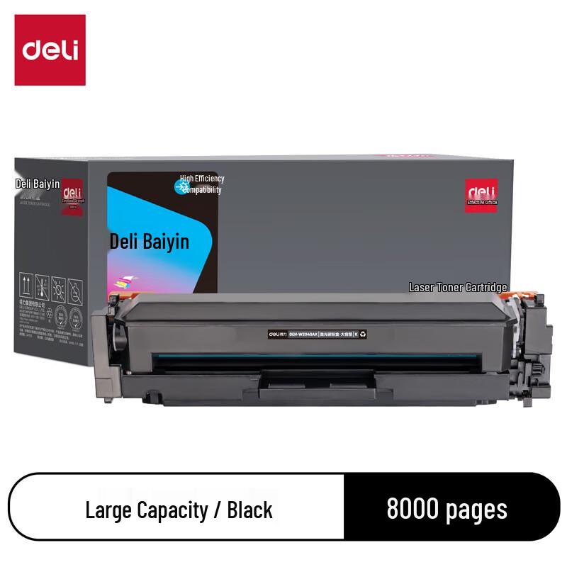 Deli Compatible HP 416A W2040A Black Toner Cartridge