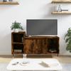 Vidaxl Szafka Pod Telewizor, Przydymiony Dąb, 100X35X55 Cm