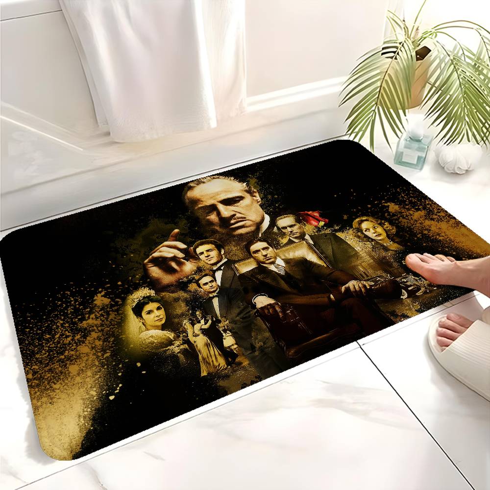 Гангстерский фильм Крестный отец Коврики для комнаты G-Godfather Противоскользящие Впитывают воду Длинная полоса Подушка Коврик для спальни Бытовые ковры