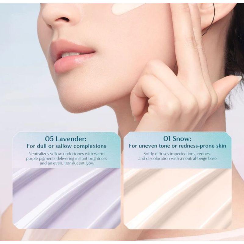 Florasis - Yurong Легкая вуаль Ровный защитный праймер SPF50+ PA++++ - 2 оттенка
