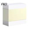 Reusable Stick Notes Notes, 4x4in Self-Stick Cube Pads, 400 Thick Paper Sheets/Pad Adhesive Memo Pads for Office, School, Home