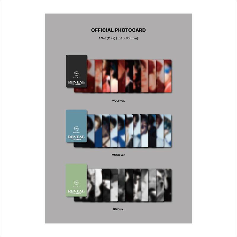 THE BOYZ REVEAL Platform Ver. (WOLF Ver. / MOON Ver. / BOY Ver.)