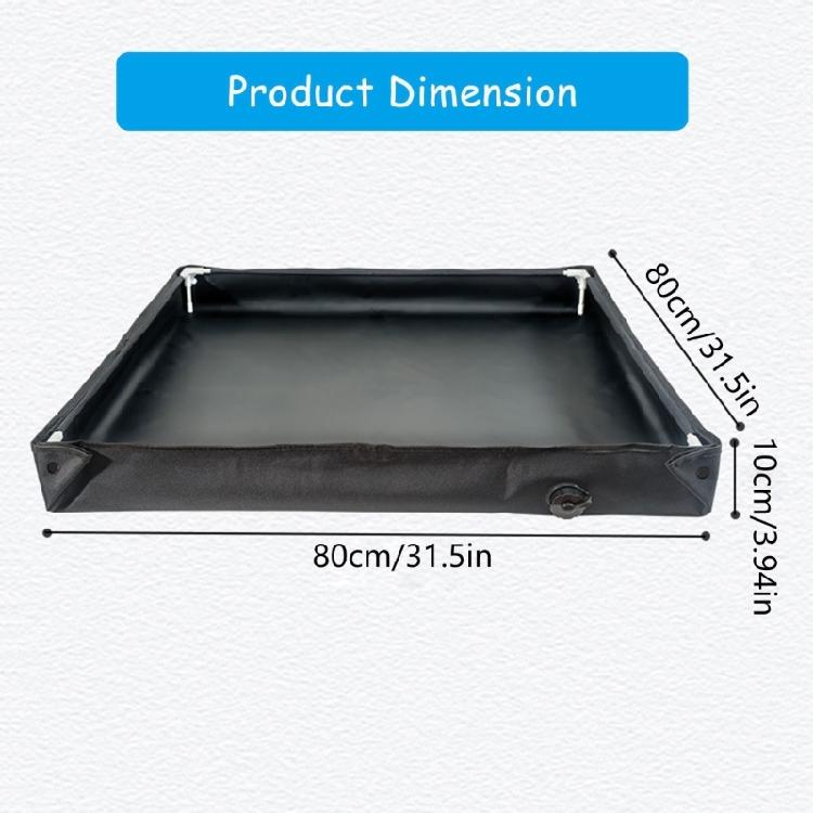 Быстросохнущая складная душевая база Тяжелый тип Душевая ванна со сливным шлангом для душа на открытом воздухе Походное снаряжение