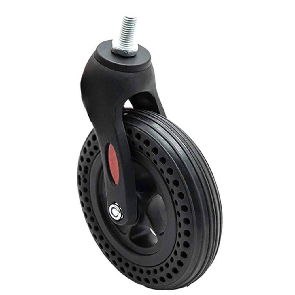 Детали для замены колес инвалидных колясок Колесо инвалидной коляски с передней вилкой Твердые сменные колеса для инвалидных колясок Ходунки