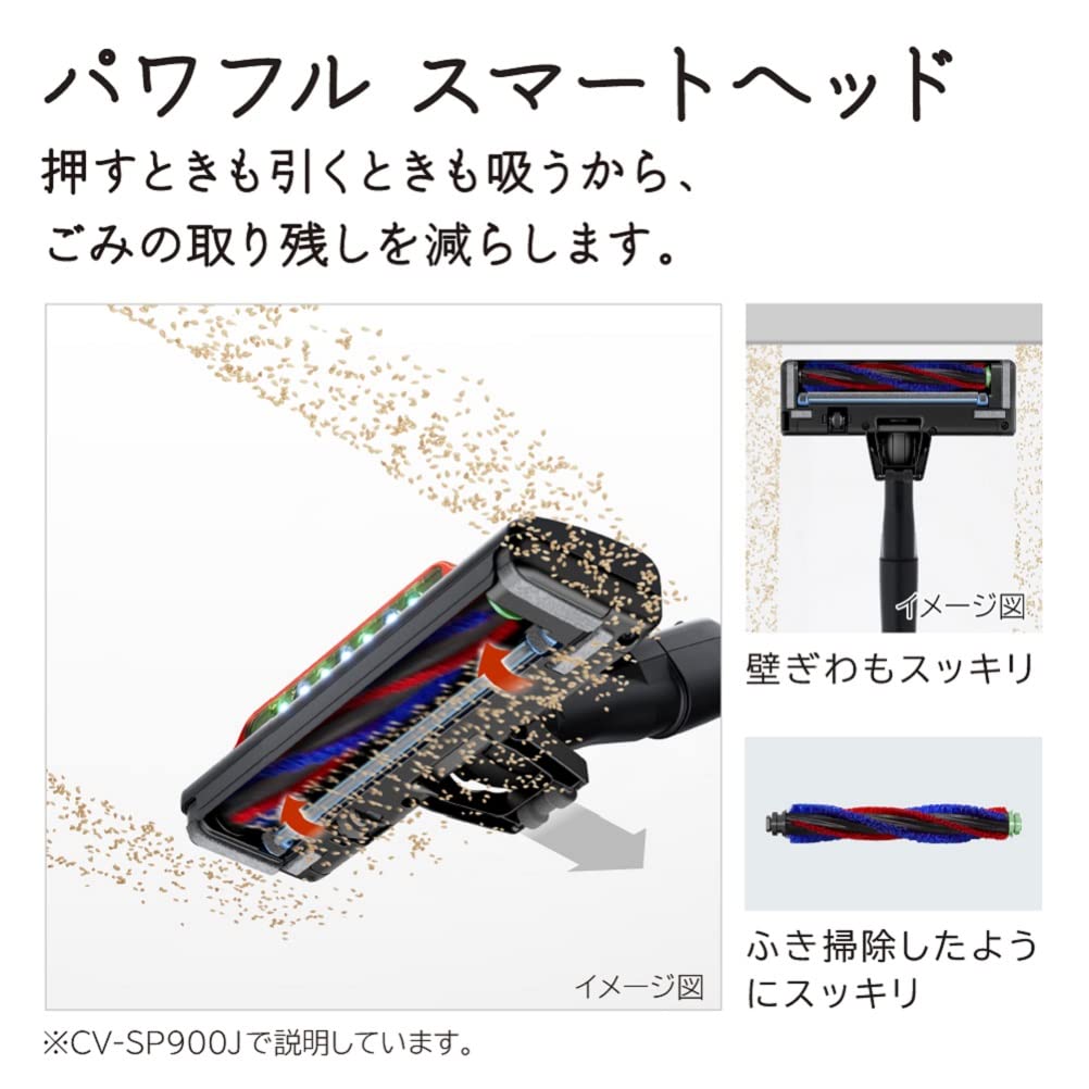 Пылесос Hitachi Power Calu Cordless Stick Cleaner N Корпус цвета шампанского и золота Сделано в Японии Легкий корпус PV-BL50J Самоходный