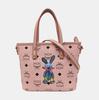 [Pre-Owned] Anya Mini Pink Coated Canvas Monogram Print Tote Bag Shoulder Bag Crossbody Bag Gold Hardware Detachable Strap - Good #1VGBDZY
