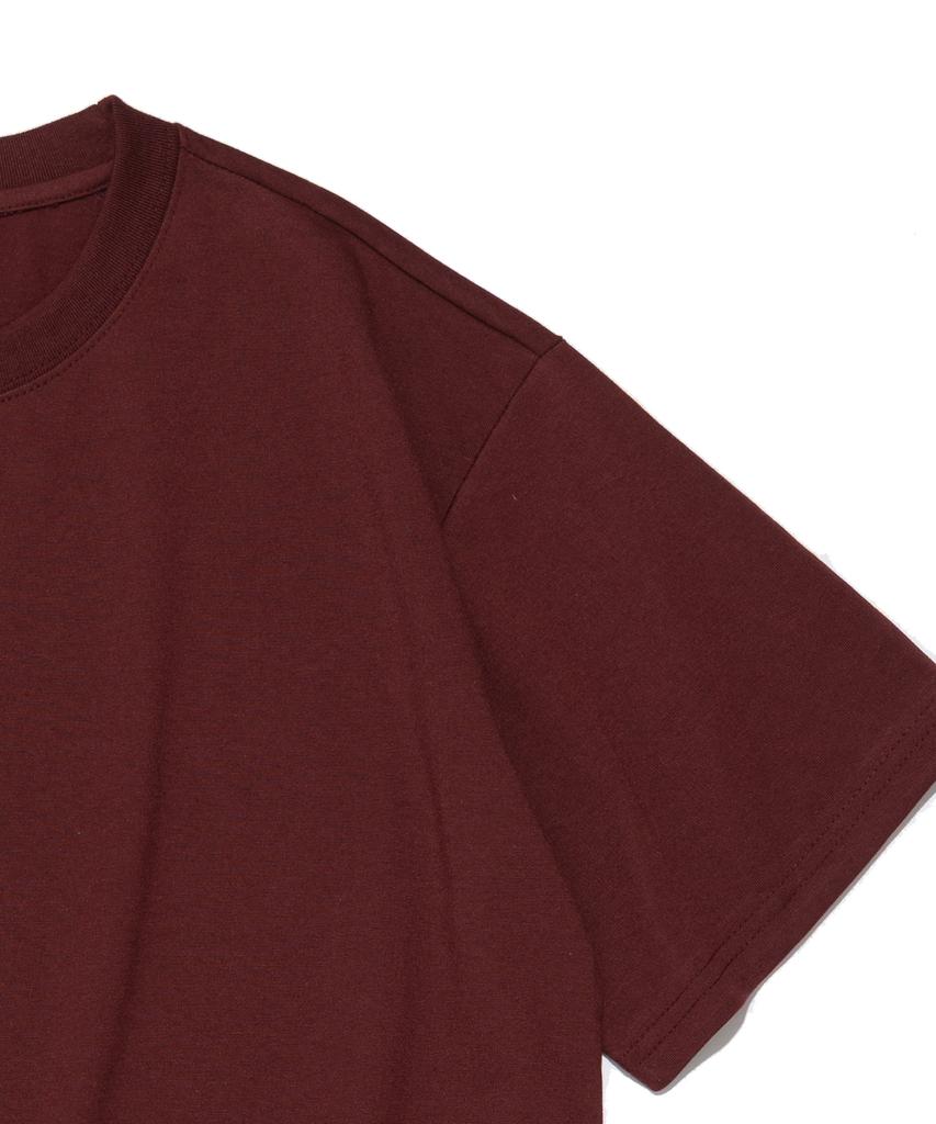 TAILOR STUDIO Футболка с коротким рукавом Varsity 1862 (Вино)