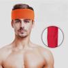 Men Headband High Elastic Gym Running Tennis Headwrap Sports Sweatband Solid Color Breathable Football Badminton Yoga Hair Bands