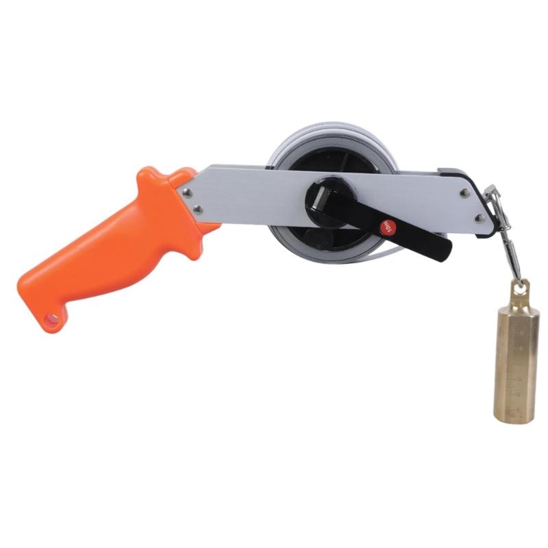 Масломерная лента с латунным лотом, двухсторонняя шкала, стальная масломерная лента для точного измерения глубины в резервуарах