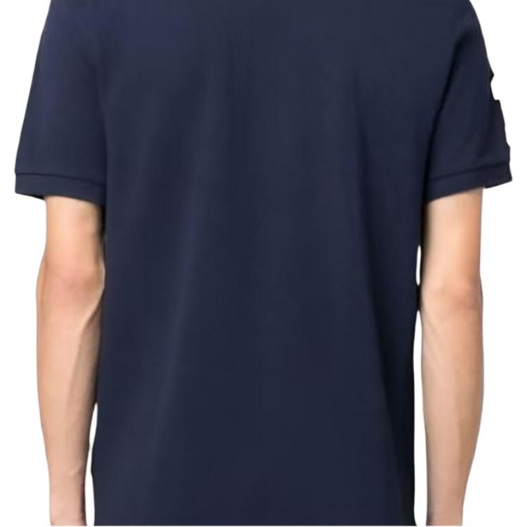 Мужская футболка поло с коротким рукавом из хлопка с вышивкой логотипа Polo Ralph Lauren 710953509-005