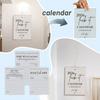 Wish List Calendar, Home Decoration, Holiday Gift, Family Must-have Calendar