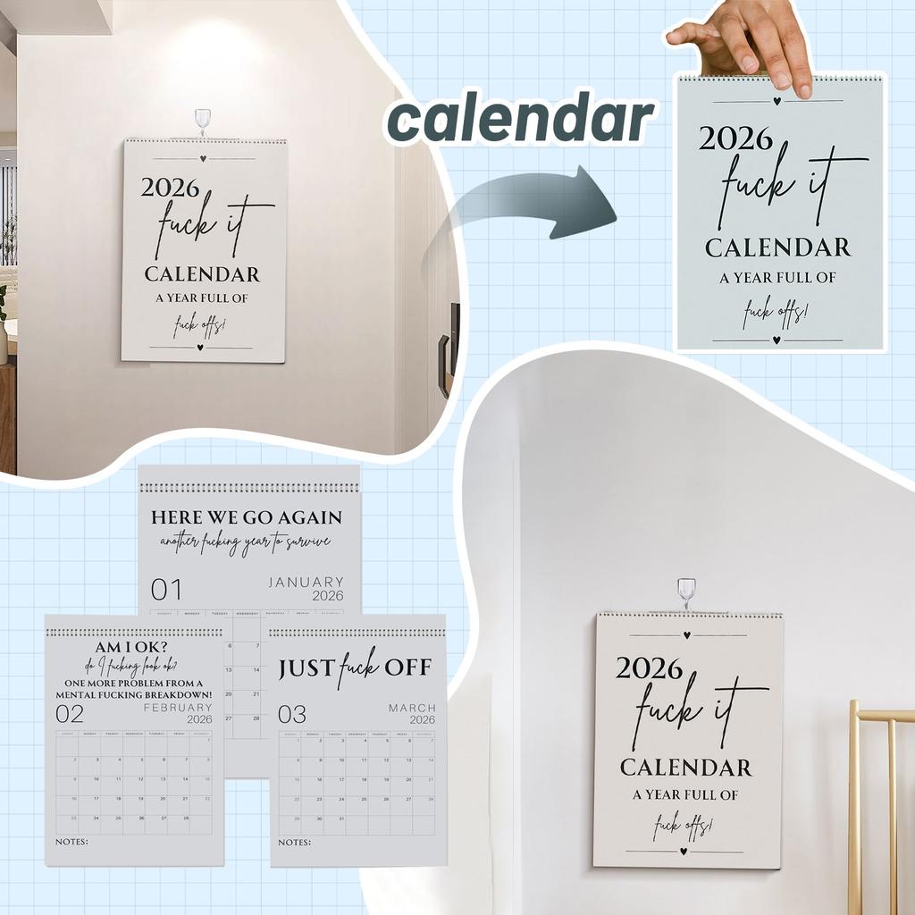 Wish List Calendar, Home Decoration, Holiday Gift, Family Must-have Calendar
