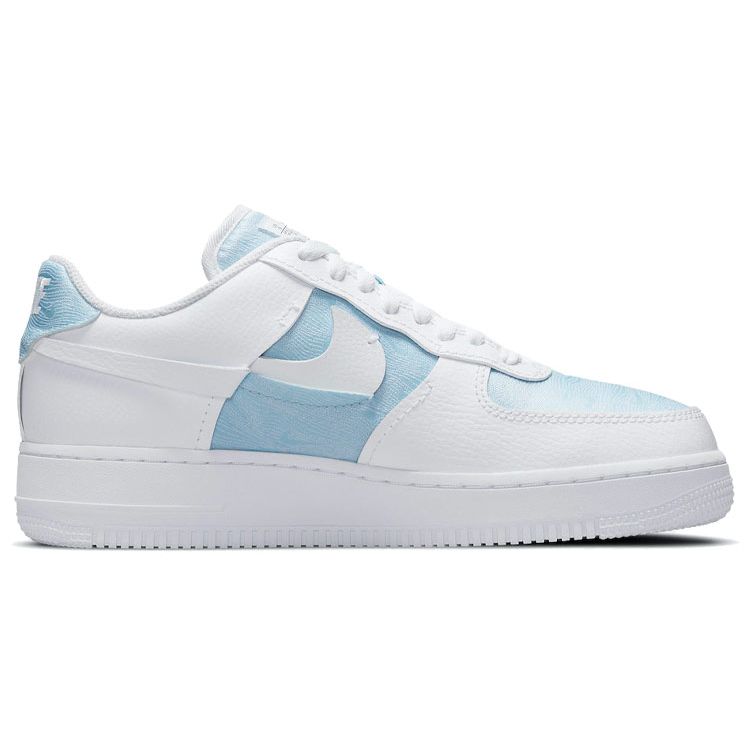 Nike Air Force 1 Low LXX Glacier Blue Женские кроссовки Белый Черный DJ9880-400