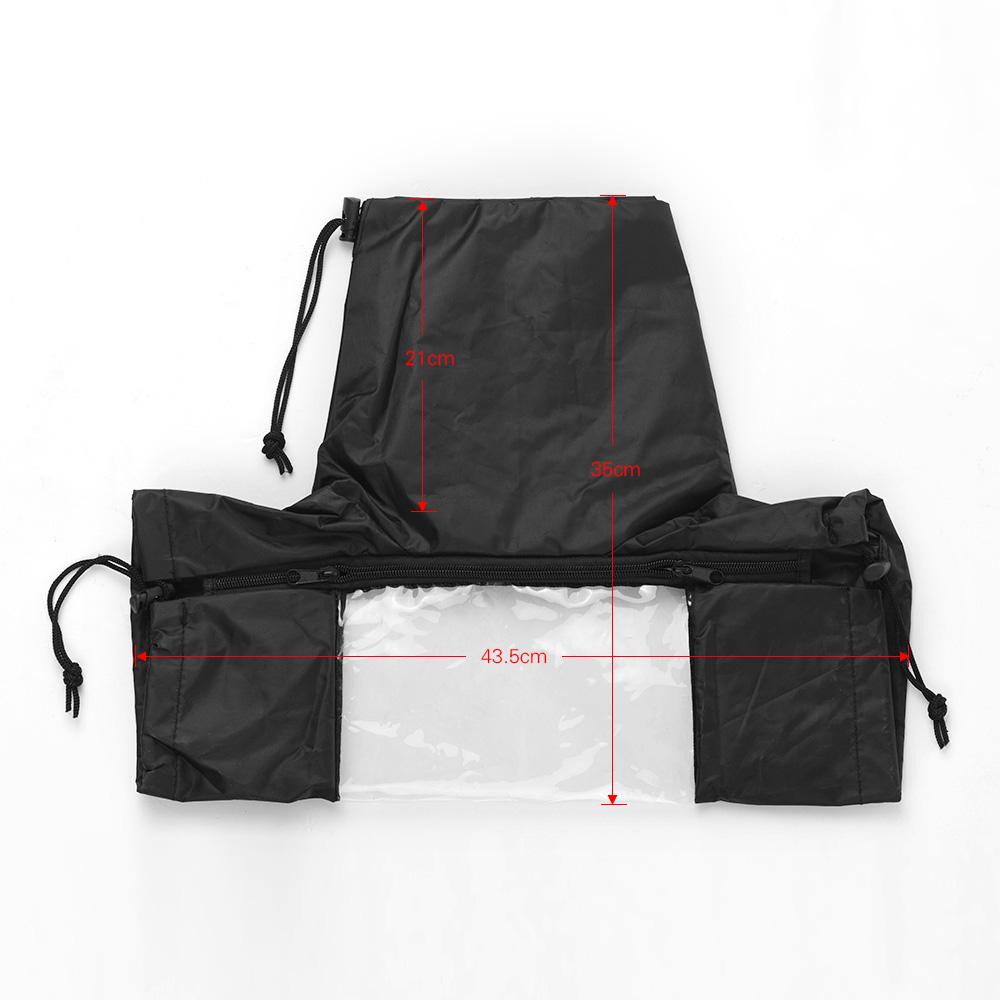 Standard Camera Waterproof Rain Cover Sleeve Protector Raincoat for Canon Nikon Sony DSLR Cameras Black