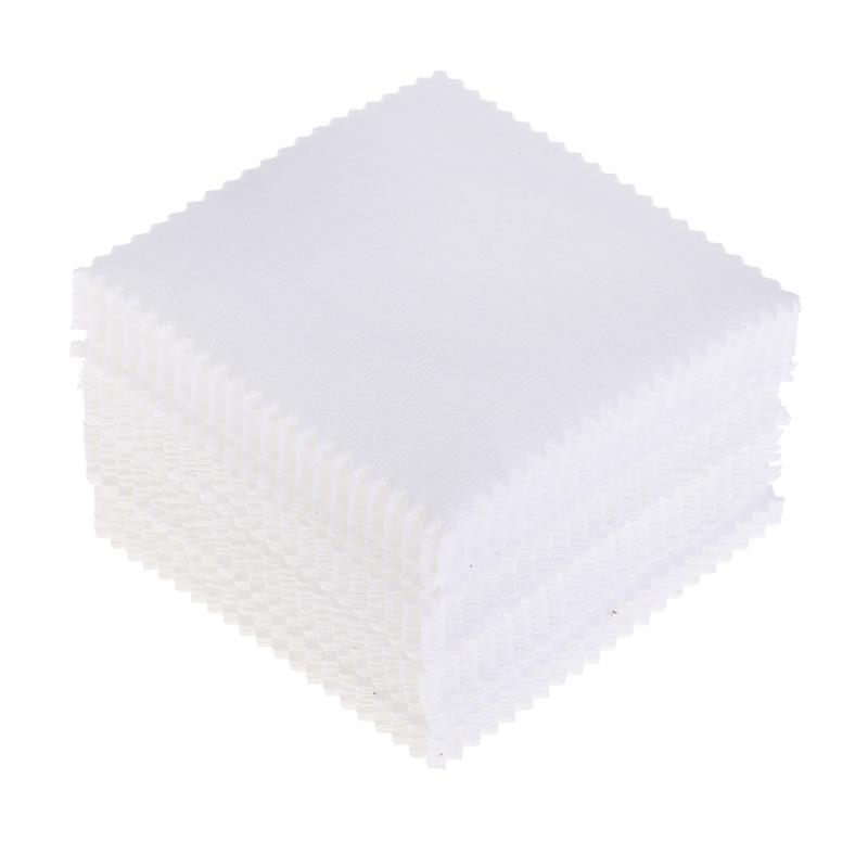 8X8 см цветная чистящая полировальная салфетка мягкая чистая салфетка для протирки ювелирных инструментов*100