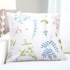 Bedding set 160x200 COTTON FLANNEL WITH FLUSH, colorful flowers, white