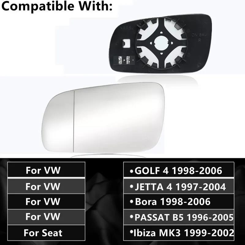 Car Side Heated Rearview Mirror Glass left right White Blue for vw Golf 4 JETTA MK4 Passat B5 Bora 1J1857521 1J1857522 Interior Mirrors6