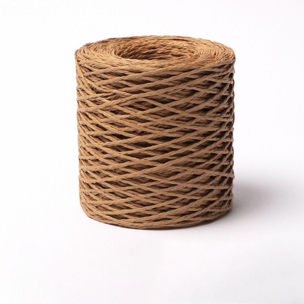 150m Rafia Straw Paper Yarn Raffia Ribbon for Gift Wrapping Packaging Belt Rope  Weave
