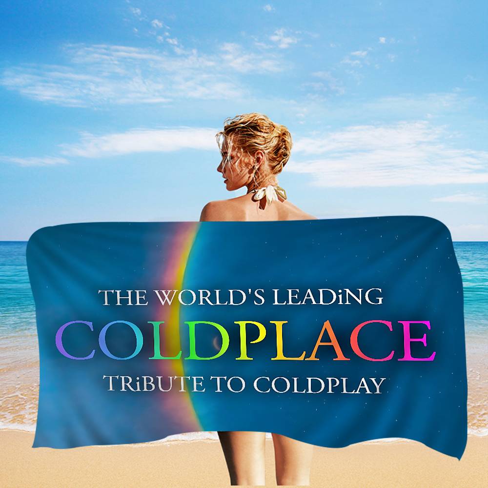 Classic Pop Rock Band C-Coldplay Microfiber Printed Beach Towel Mountain Climbing Yoga Beach Swimming Running Absorbent Towel