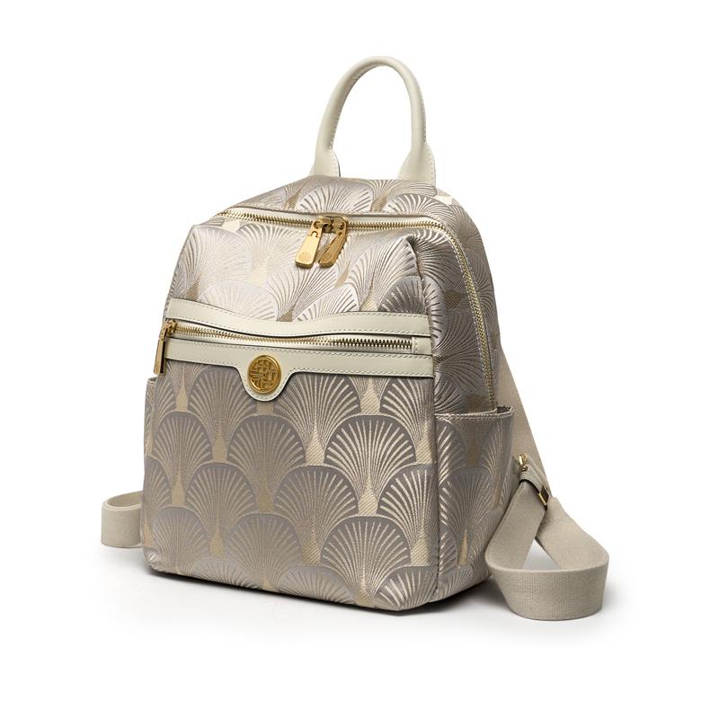 Рюкзак из натуральной кожи Новая мода Женская большая дорожная сумка в китайском стиле Деловые дизайнерские потребности