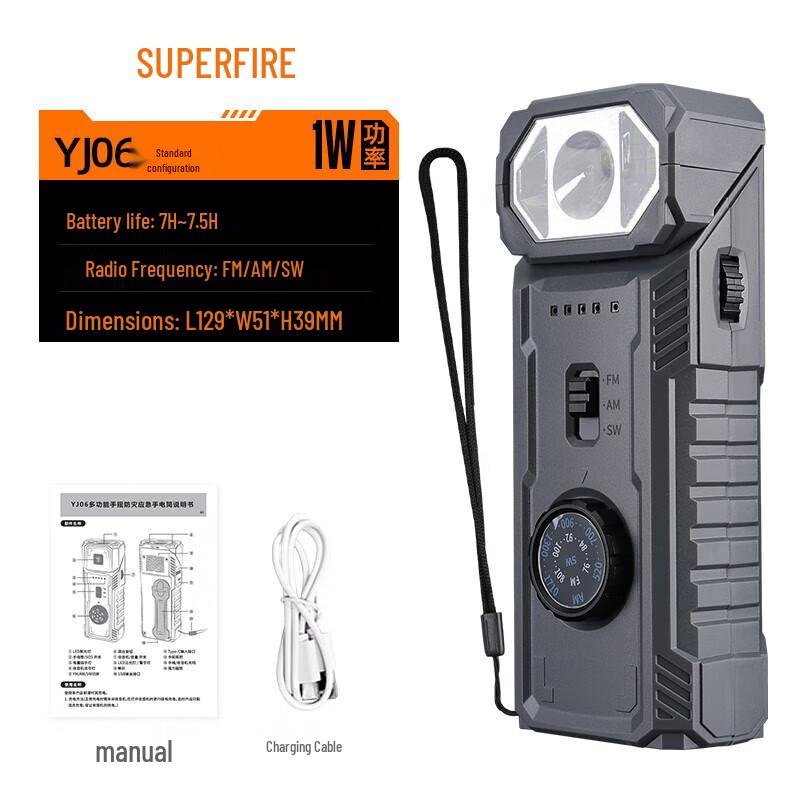 SupFire YJ06 Multifunction Emergency Flashlight