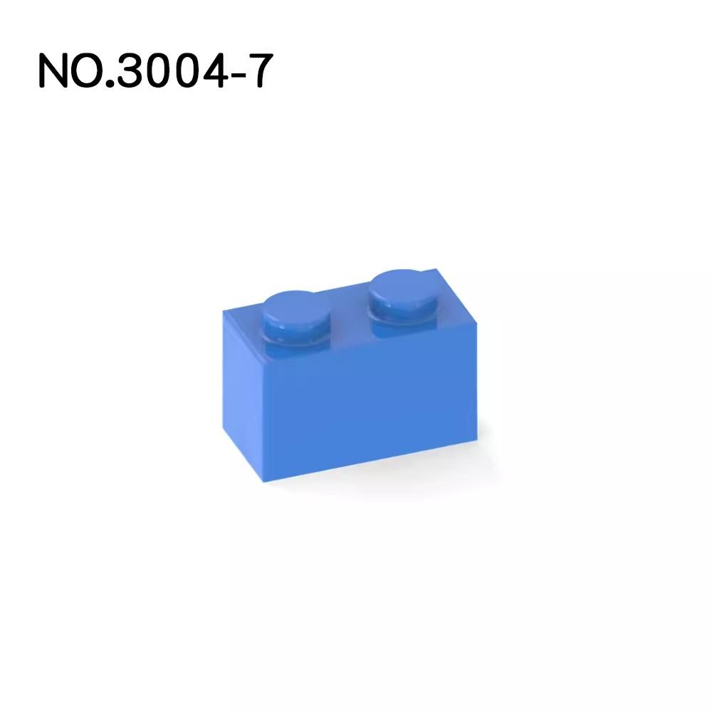 20 шт. Детали MOC 3004 Кирпичик 1x2 Совместимые Кирпичики DIY Сборка Строительные Блоки Частицы Детская Головоломка Развивающая Игрушка Подарок
