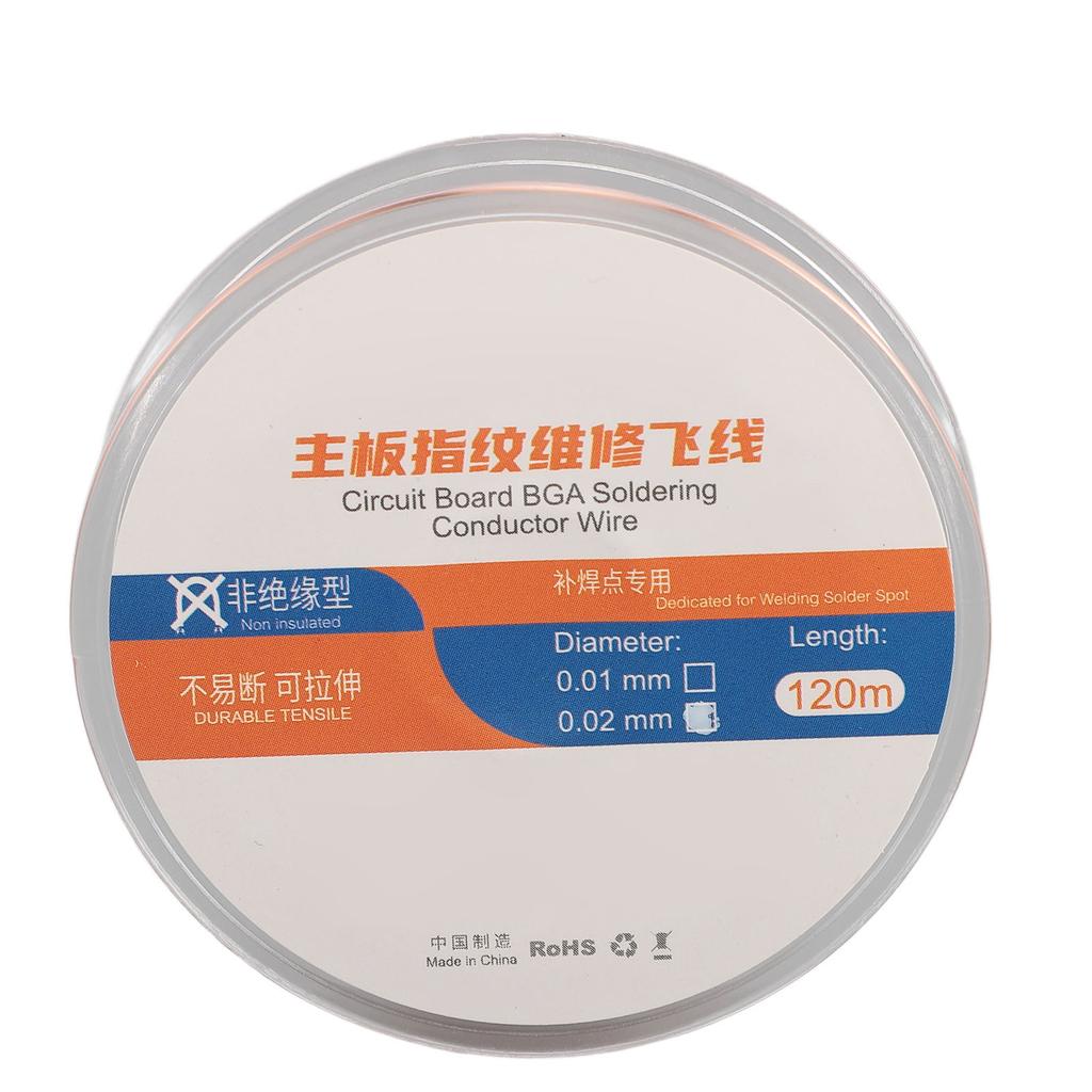 Проводник для чипа телефона 120 м, медный провод для пайки материнской платы телефона, для ремонта сварки