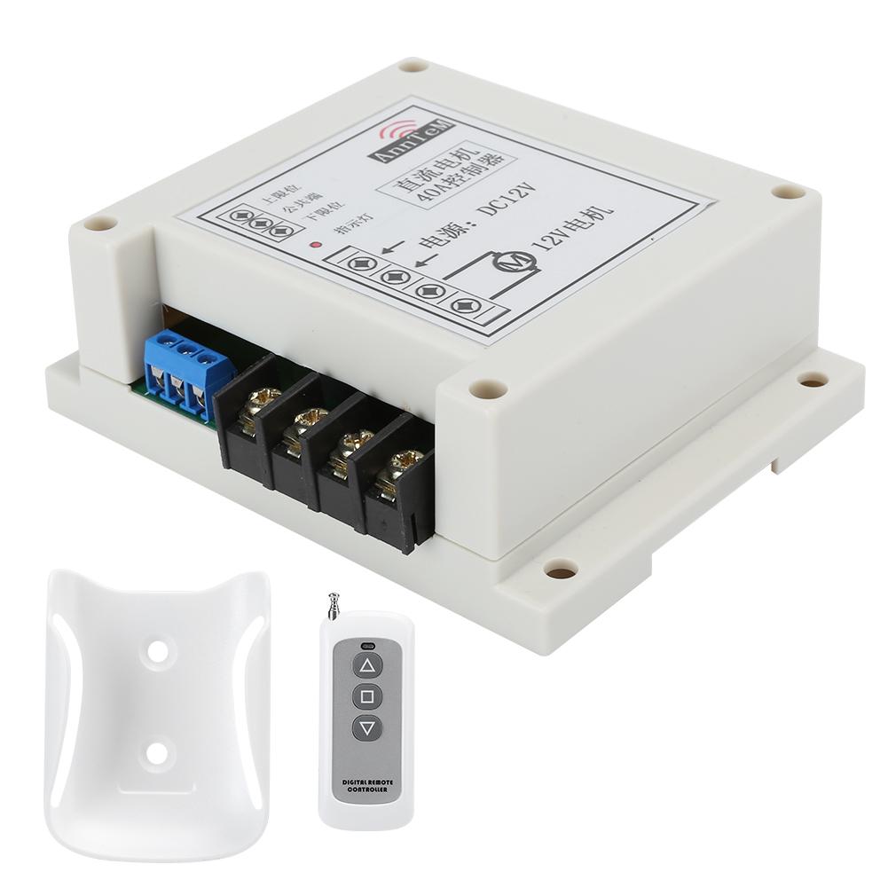 433 МГц DC12 В передатчик приемник реле большой мощности вращения двигателя пульт дистанционного управления переключатель