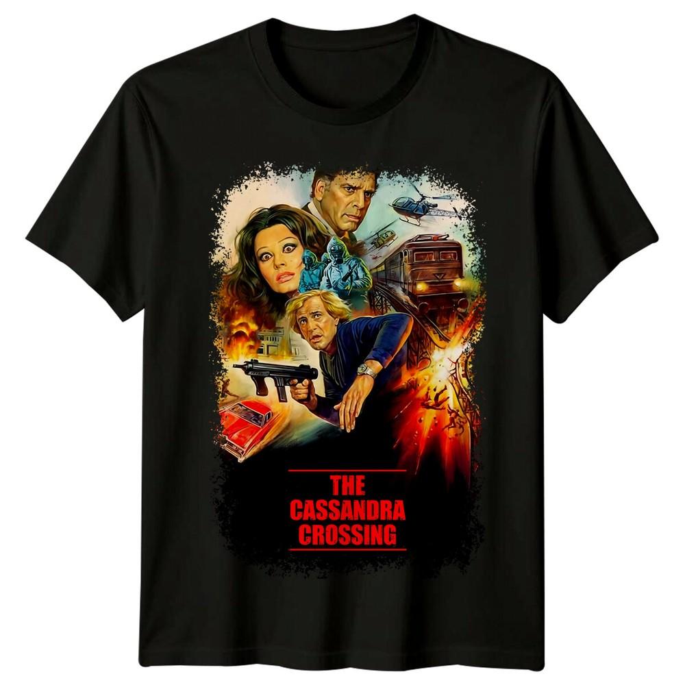 The Cassandra Crossing (1976) Movie Poster Inspired T-Shirt Retro 80s Tee