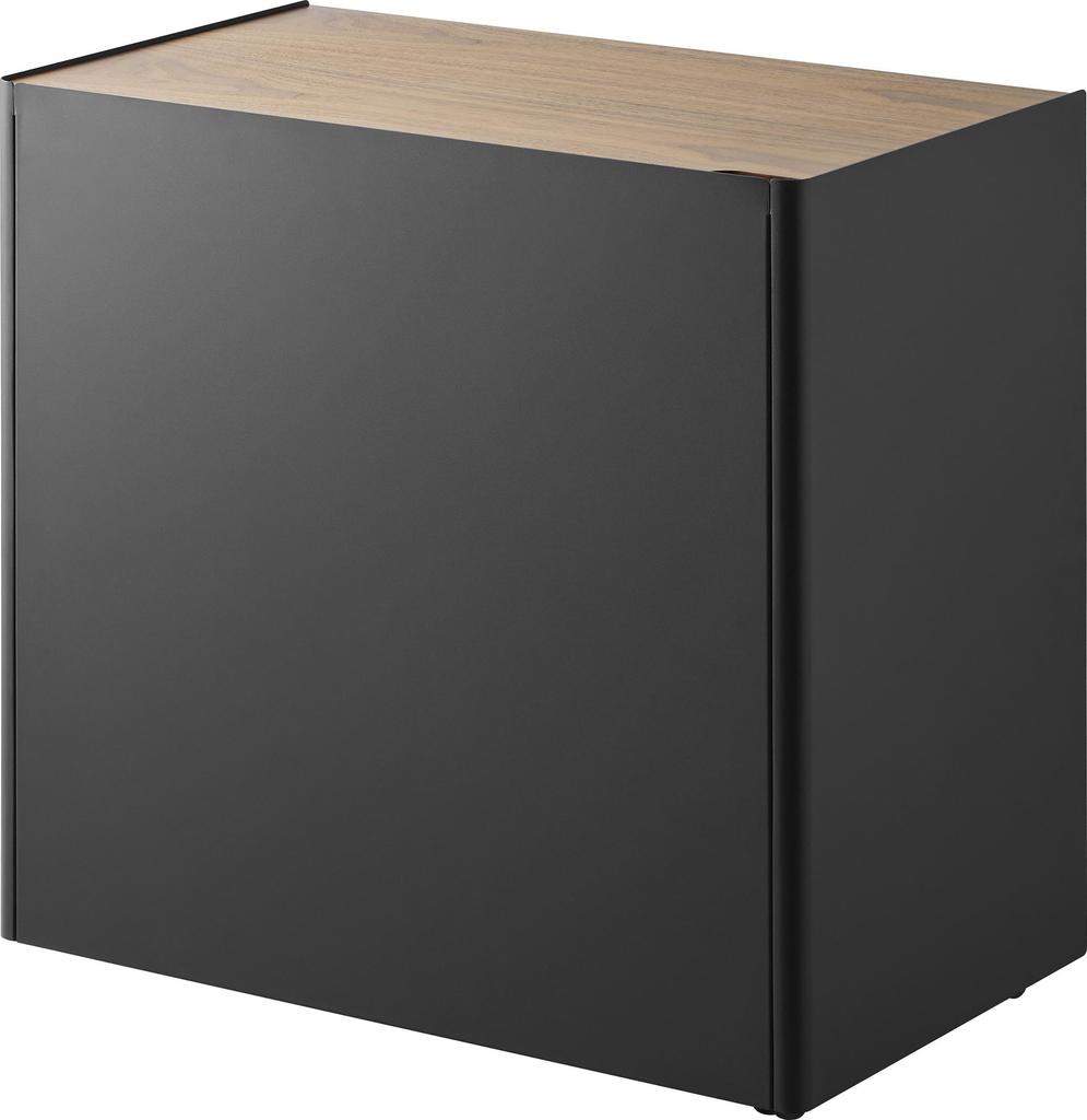 Yamazaki Jitsugyo Hidden Telework Wagon Black xx H59cm Tower Blindfold Hidden Storage Side Wagon Adjustable Height 1425 W60.3 D35.3 (в том числе