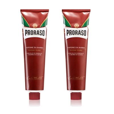 Proraso Мыло для бритья Крем для бритья Мыло для бритья Красный сандал 150 мл 2 шт