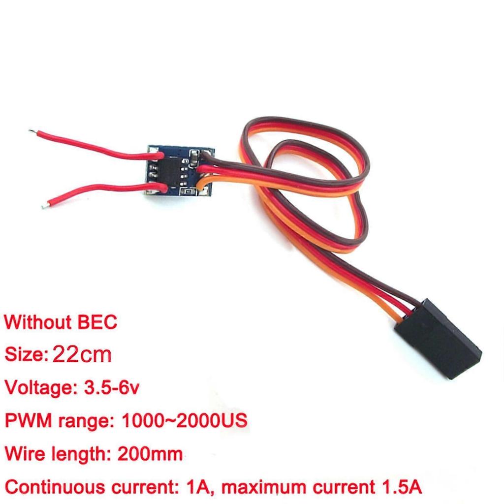 Micro Electronic Speed Controller Used in Mini Car, Mini Model Aircraft Good Heat Dissipation for Toy Car Assembly