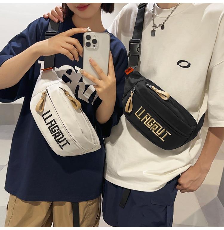 Модная поясная сумка унисекс – Большая вместимость, Легкая, Повседневная спортивная сумка через плечо/кроссбоди