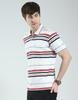 MONTE CARLO Men's Regular Fit Striped Half Sleeve Polo T-Shirt