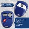 Key Fob Replacement for 1998 1999 2000 2001 2002 Remote, 3-Button 15732803,