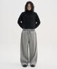TRIP LE SENS Wool High-Neck Button Knit_Black
