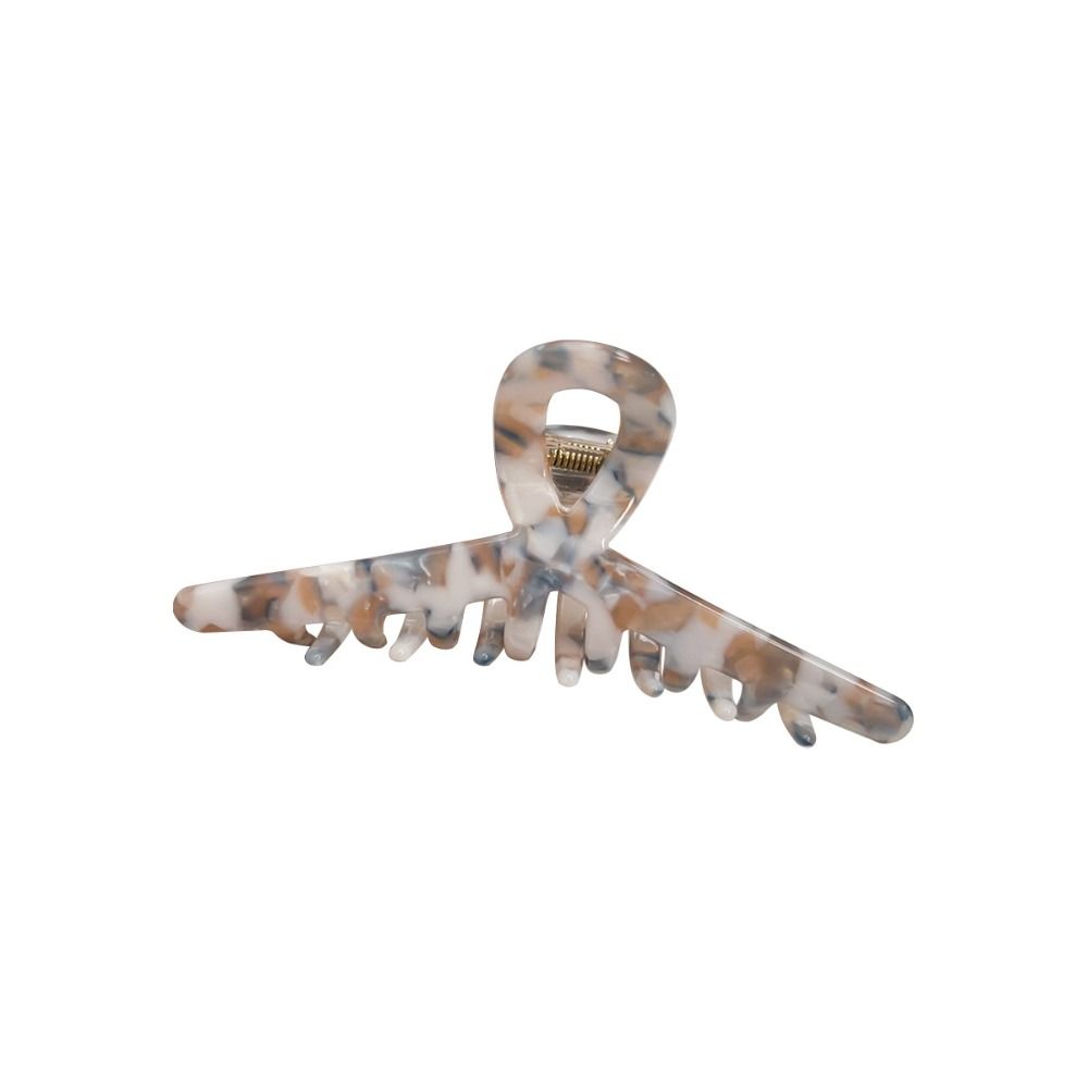 Однотонный Свежий Ацетат Заколка-краб для волос Простая Заколка-краб Милая Клипса-кросс Акула Женская