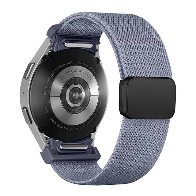 Band For Samsung Galaxy Watch 7/6/5/4/classic/Pro 44mm 40mm No Gaps Magnetic Stretchy sport correa bracelet Galaxy watch 7 Strap