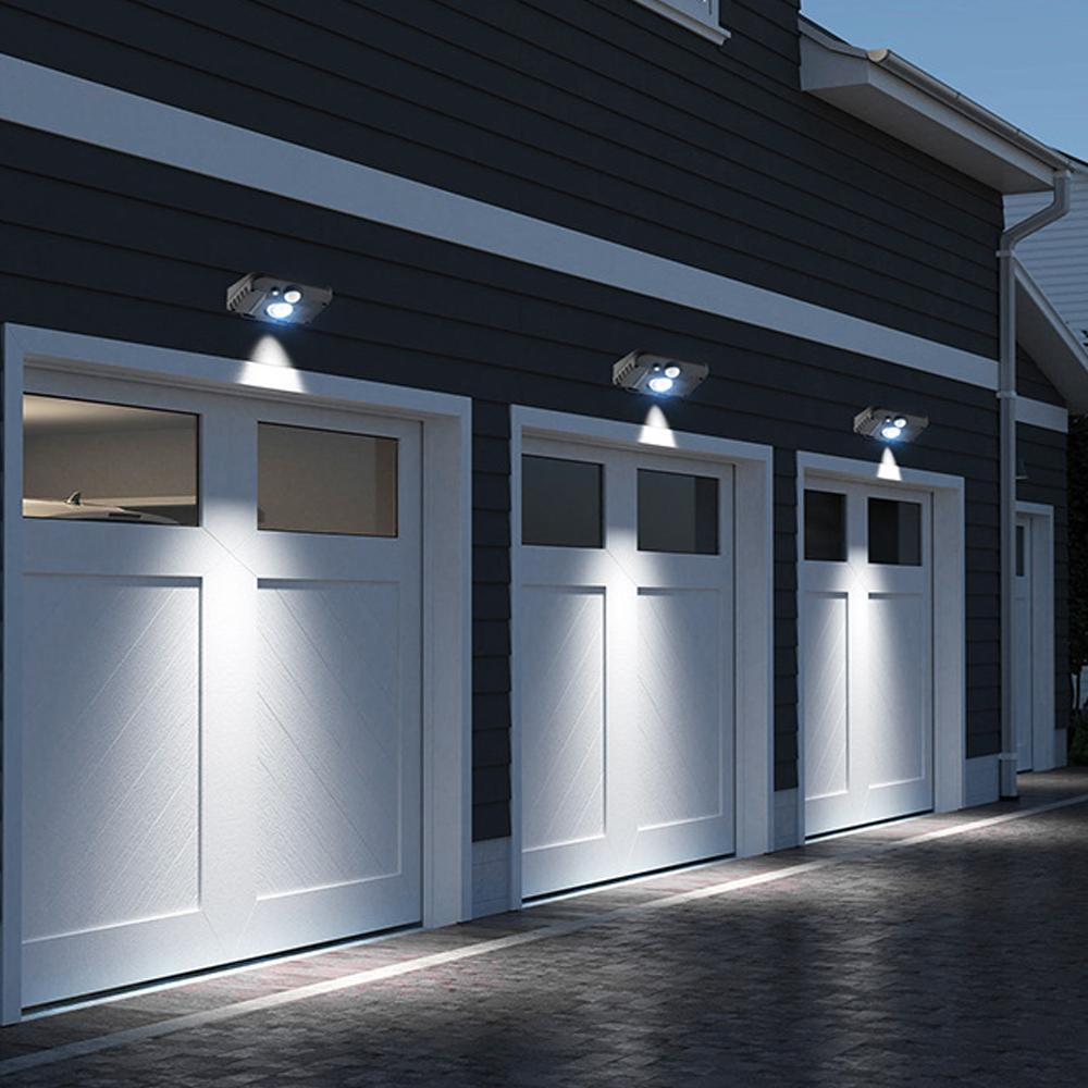 Outdoor Solar Wall Light with Motion Sensor, Ultra-Bright LED Spotlight, Decorative Solar Fence Light