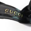 Безупречные туфли-лодочки GUCCI Заостренный носок Черный Лакированная кожа Женские 36 721045 Б/У