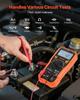 Digital Multimeter, 6000-Count TRMS DC/AC Voltmeter Current Tester, Professional NCV Multimeter for Current Voltage Resistance Capacitance Duty-Cycle