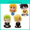 Luffy One Piece Sanji Nami Zoro Action Figure Anime Kawaii Pvc Model Doll Decor