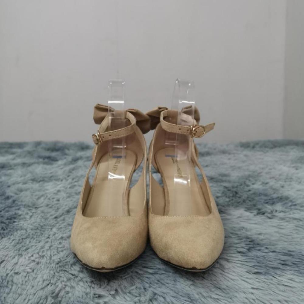 Women's Pumps Ankle Strap Sandals Slingback Bow High Heels Kitten 9cm Pointed Toe Heel Party Wedding Dress Comfortable Shoes