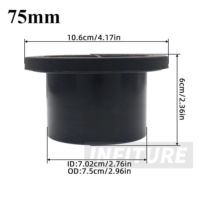 60 мм/70 мм/90 мм вентиляционный канал с круглой головкой, выходной патрубок выхлопного патрубка для дизельного стояночного обогревателя Webasto Eberspaecher