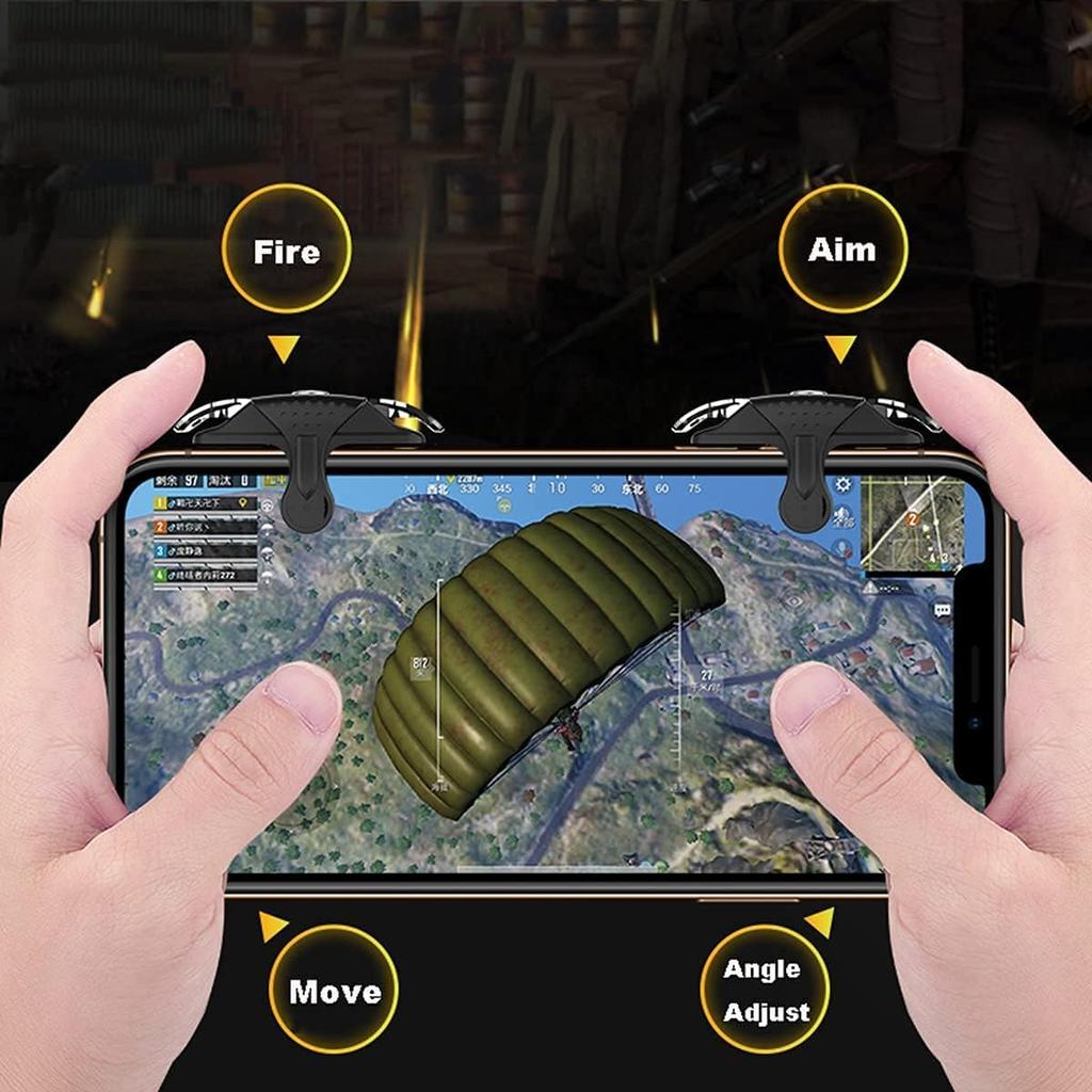 Триггеры для мобильных игр для PUBG COD, кнопка огня, клавиша прицеливания, джойстик, игровой контроллер, чувствительные кнопки прицеливания, L1 R1, контроллер шутера
