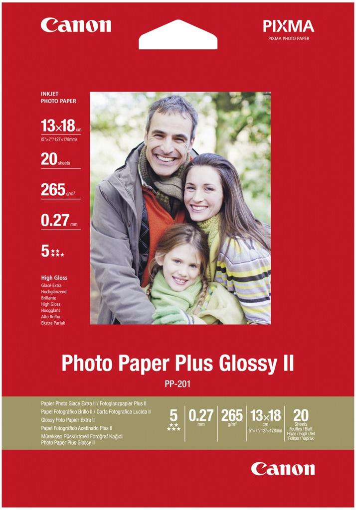 Canon Photo Paper 13x18 265g Glossy 20 Sheets (PP-201)