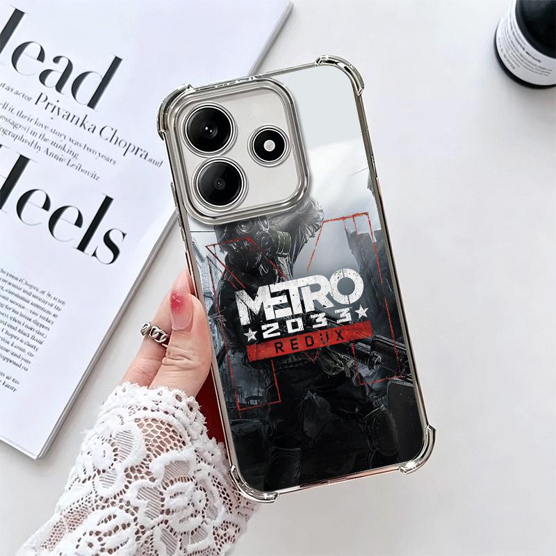 Мягкий чехол для телефона Metro 2033 для Xiaomi Redmi Note 14 15 Pro Plus 13 12 11S 11T 5G 10 9S 9 Покрытие Защита от падения Fundas