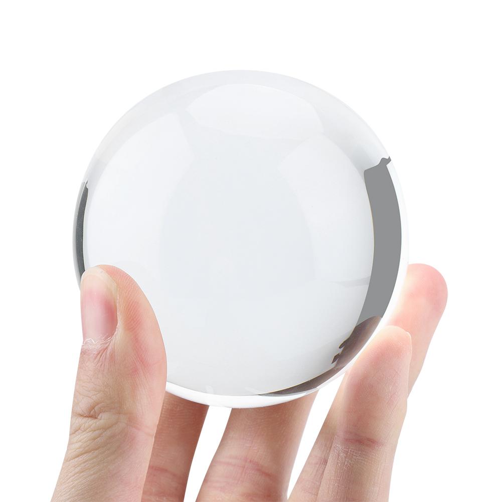 80mm Crystal Glass Ball Sphere Febgshui Home Office Decor Gift